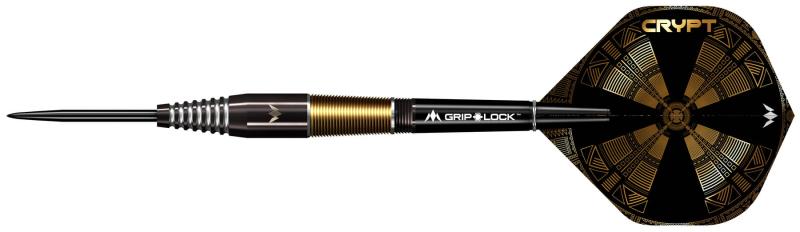 Mission Steeldart Crypt M2 90% Schwarz-Gold 21-23g