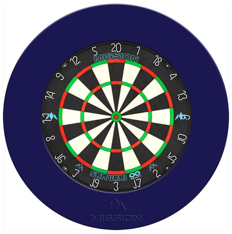Mission Dartboard Surround Blau