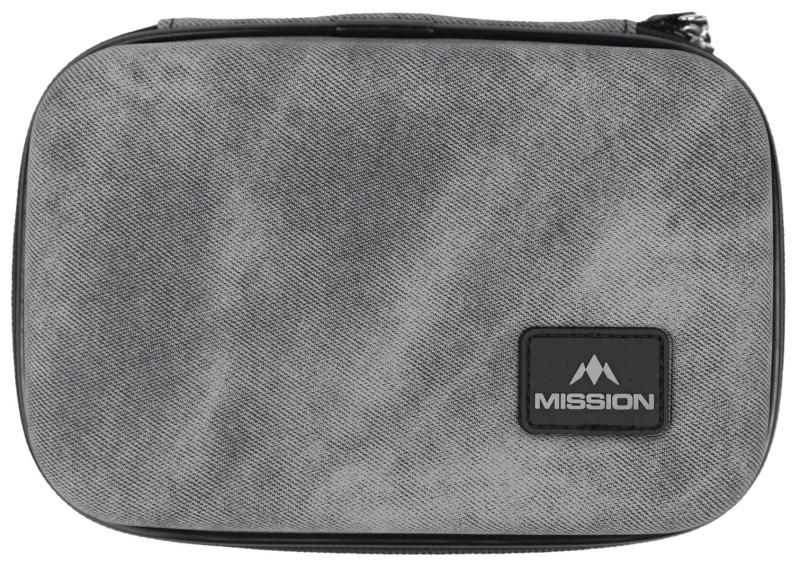 Mission Force 90 EVA Case für Darts Limited Edition Grau Denim Large 