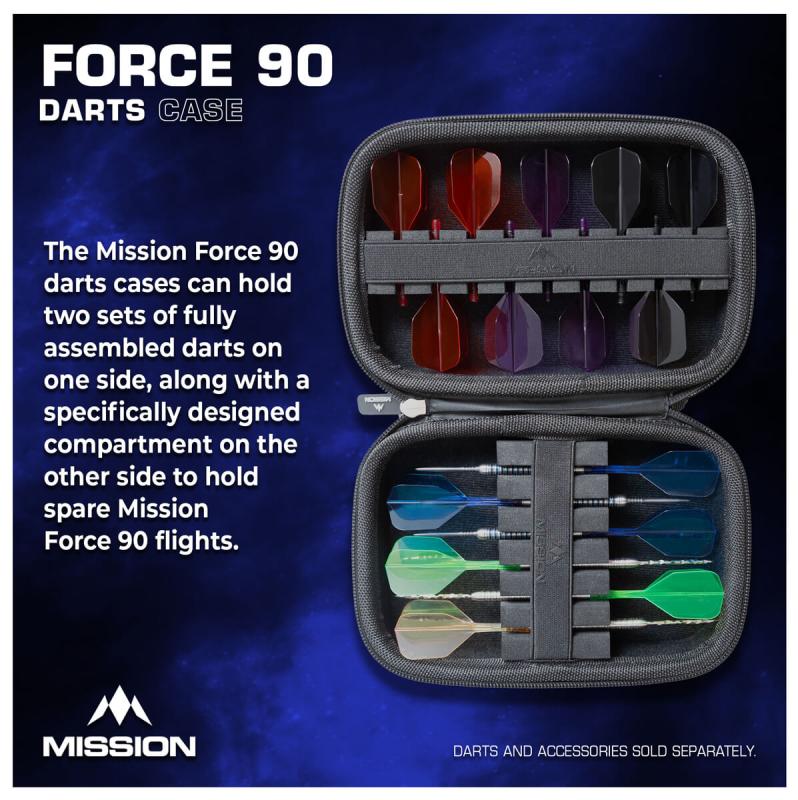 Mission Force 90 EVA Dart Case für Darts und Shaft-Flight System