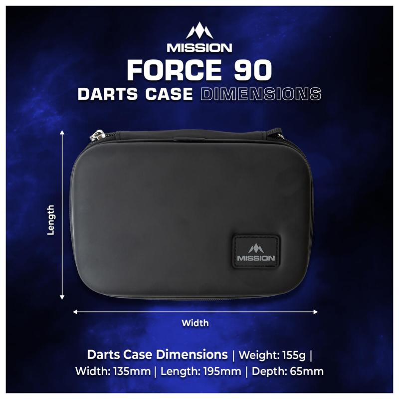 Mission Force 90 EVA Dart Case für Darts und Shaft-Flight System