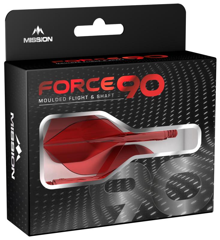 Mission Force 90 Gradient Flight-Shaft No6 Rot-Klar Mission Force 90 Gradient Flight-Shaft No6 Rot-Klar