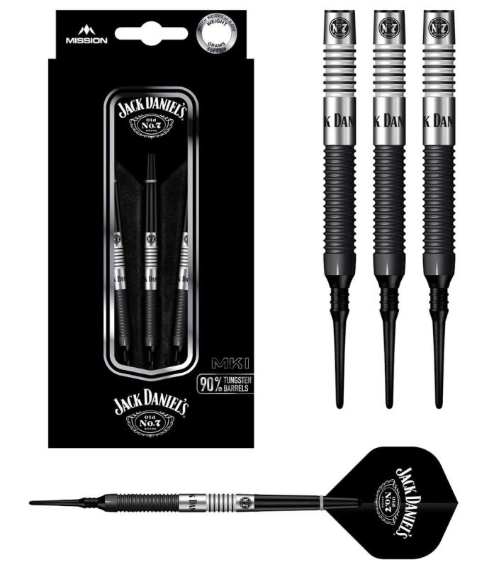 Jack Daniels 90% Tungsten Softdart 20g Jack Daniels 90% Tungsten Softdart 20g