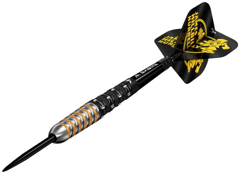Mission James Hurrell 90% Schwarz-Gelb Steeldart 22-24-26g