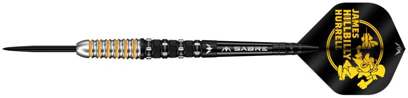 Mission James Hurrell 90% Schwarz-Gelb Steeldart 22-24-26g