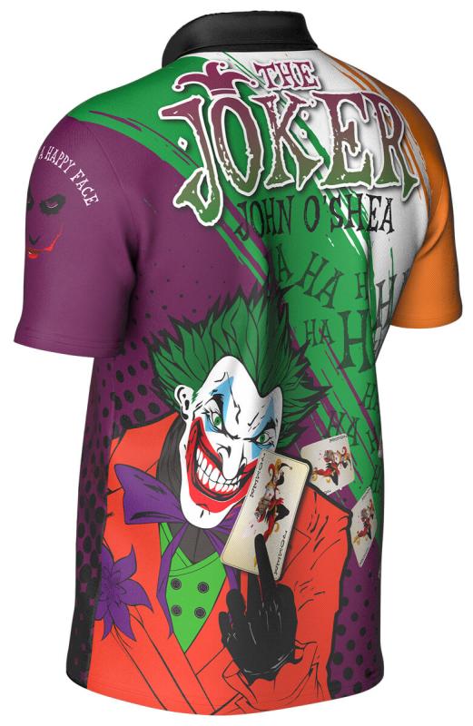 Mission Spieler Dart Shirt  John O Shea The Joker Größe S-3XL