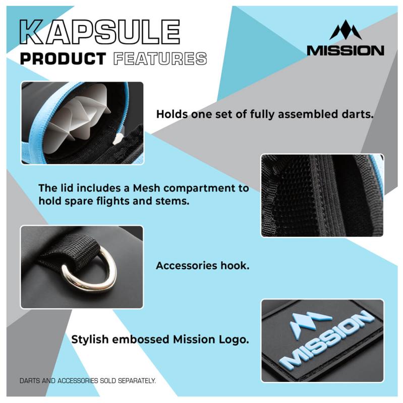 Mission Kapsule Dart Case EVA Drop in Tasche Mission Kapsule Dart Case EVA Drop in Tasche