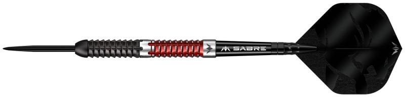 Mission Llew Bevan 90% Schwarz-Rot Steeldart 21-23g