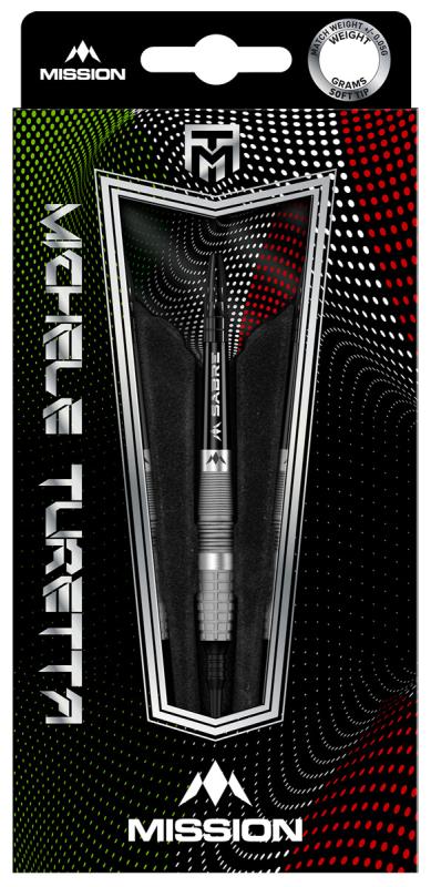 Mission Michele Turetta 90% Sandgestrahlt Softdart 20g Mission Michele Turetta 90% Sandgestrahlt Softdart 20g