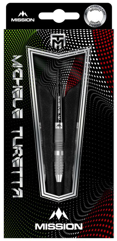 Mission Michele Turetta 90% Sandgestrahlt Steeldart 21-23g