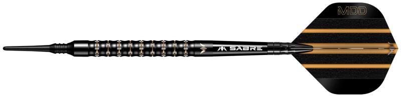 Mission Mike De Decker 95% Schwarz-Gold Softdart 20g Mission Mike De Decker 95% Schwarz-Gold Softdart 20g