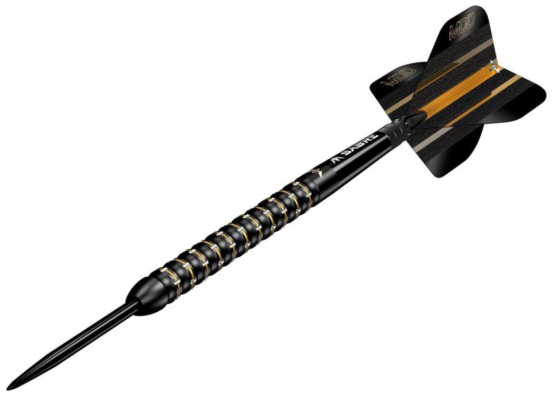 Mission Mike De Decker 95% Schwarz-Gold Steeldart 22-24g Mission Mike De Decker 95% Schwarz-Gold Steeldart 22-24g