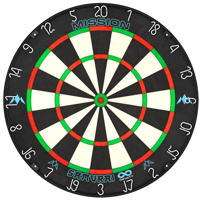 Mission Samurai Infinity Steeldart Dartboard Mission Samurai Infinity Steeldart Dartboard