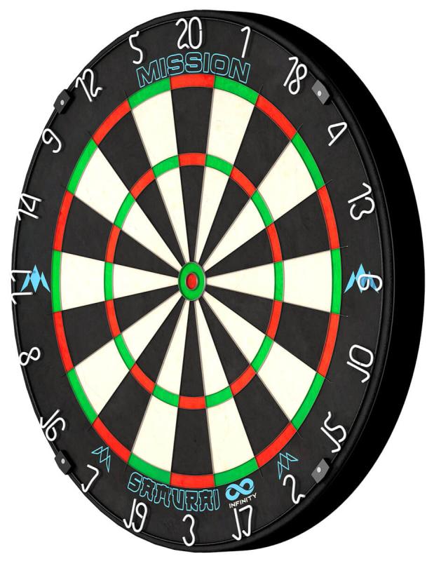 Mission Samurai Infinity Steeldart Dartboard Mission Samurai Infinity Steeldart Dartboard