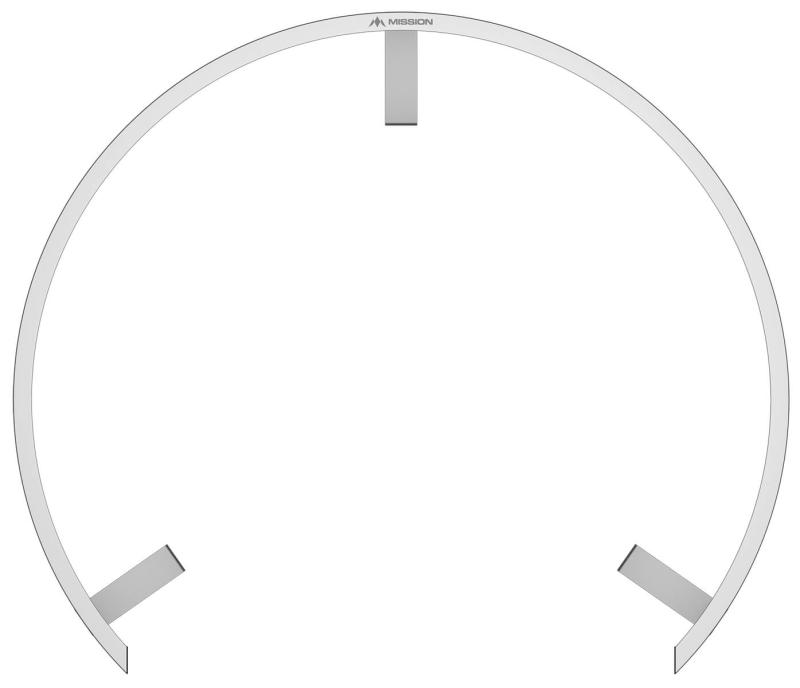 Mission Torus 270 Silber Dartboard Beleuchtung Mission Torus 270 Silber Dartboard Beleuchtung