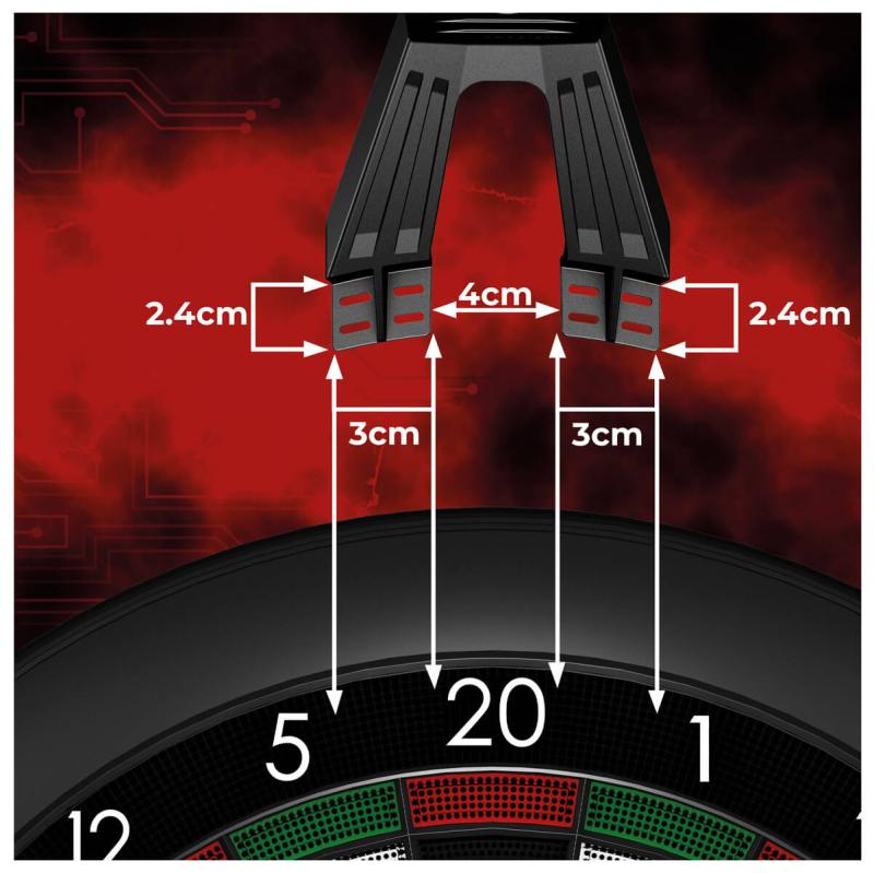 Mission Torus ST Dartboard Beleuchtung E-Dart Mission Torus ST Dartboard Beleuchtung E-Dart