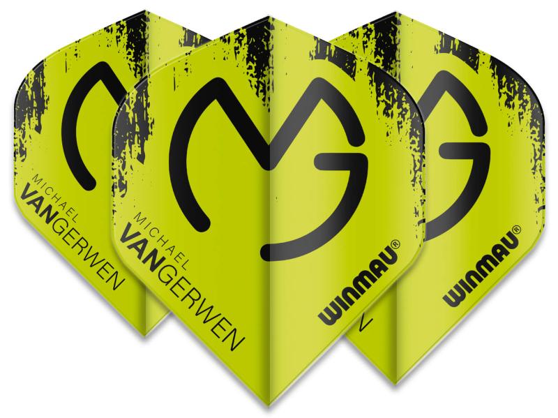 Winmau Mega MvG Flight Grün MvG Logo