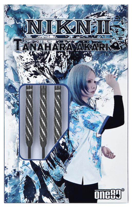 One80 Akari Tanahara Schwarz V2 Steeldart 23g