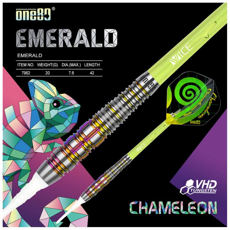One80 Chameleon Emerald Softdart 20g One80 Chameleon Emerald Softdart 20g