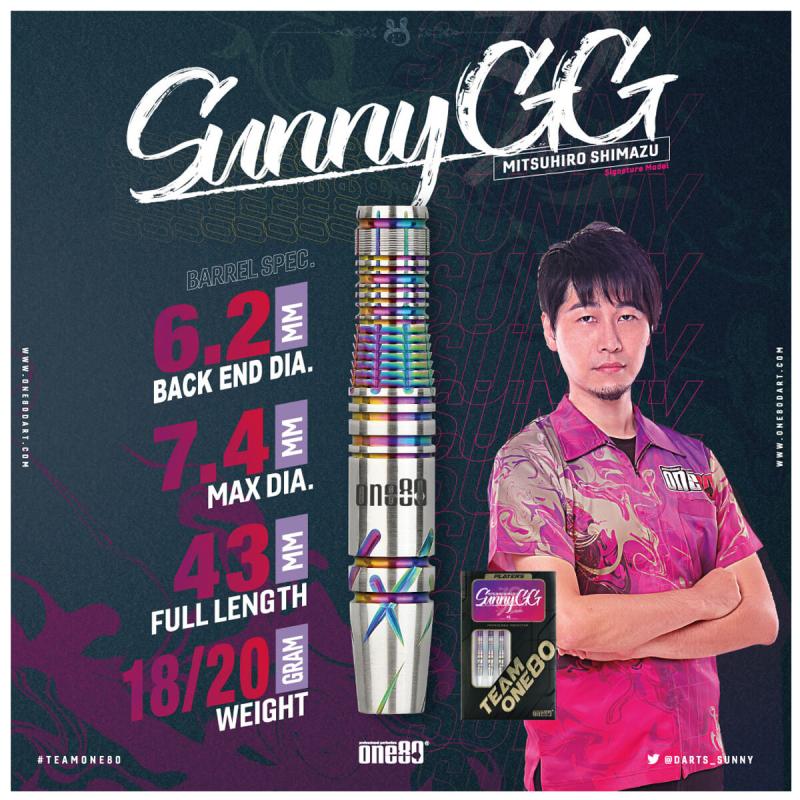 One80 Chameleon Sunny GG Softdart 18-20g