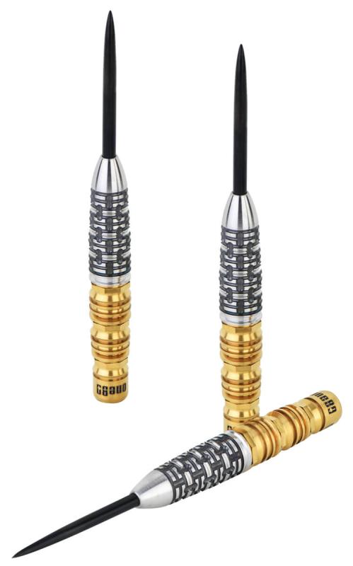 One80 L.Ilagan Gunner III Steeldart 22-23-24g Schwarz-Gold One80 L.Ilagan Gunner III Steeldart 22-23-24g Schwarz-Gold