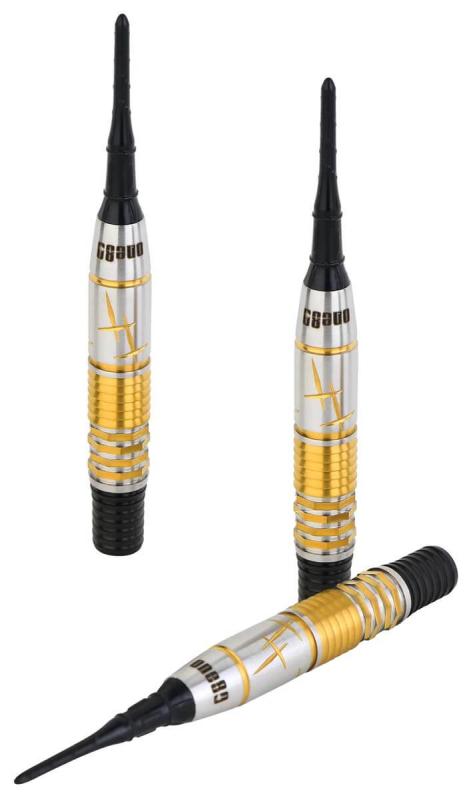 One80 Tung Suk Schwarz-Gold Softdart 21g One80 Tung Suk Schwarz-Gold Softdart 21g