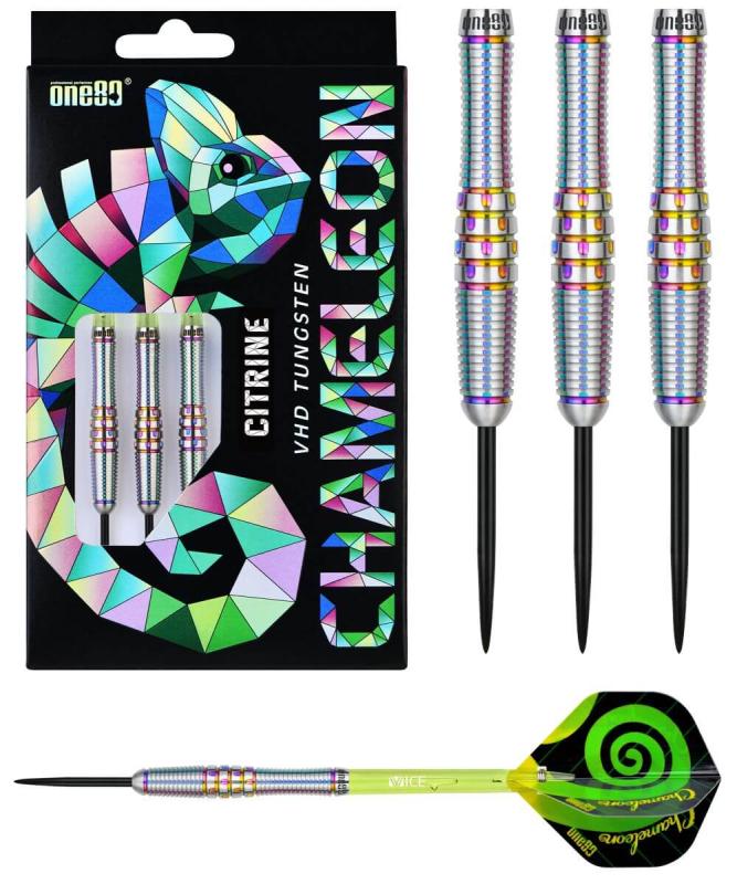 One80 Chameleon Citrine Steeldart 22-24g One80 Chameleon Citrine Steeldart 22-24g
