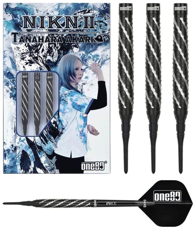 One80 Akari Tanahara Schwarz V2 Softdart 20g