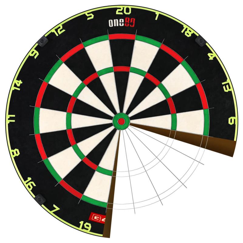 One80 Gladiator 4 Plus Surge Dartboard
