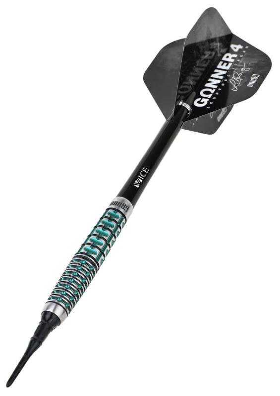 One80 Gunner 4 Signatur Softdart Schwarz-Jade 18g