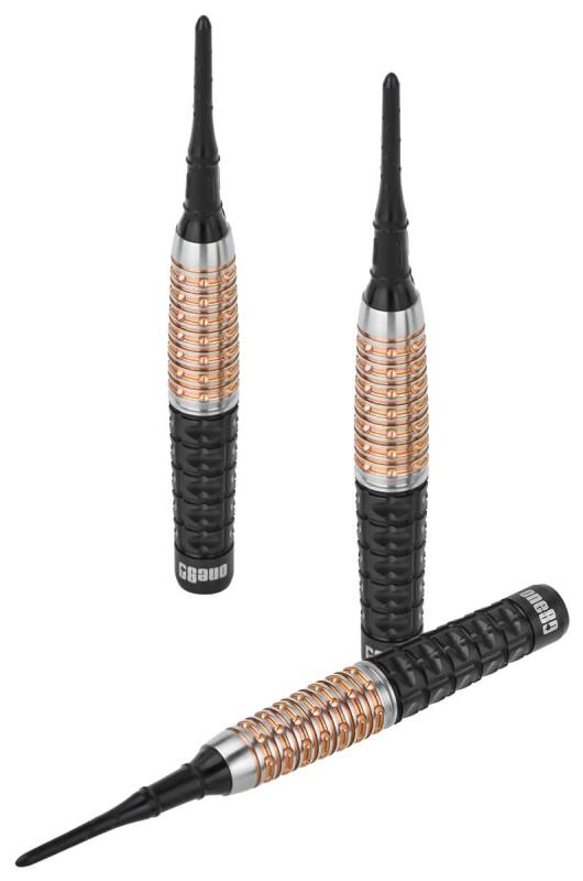 One80 Gunner 4 Signatur Softdart Schwarz-Rosengold 20,5g