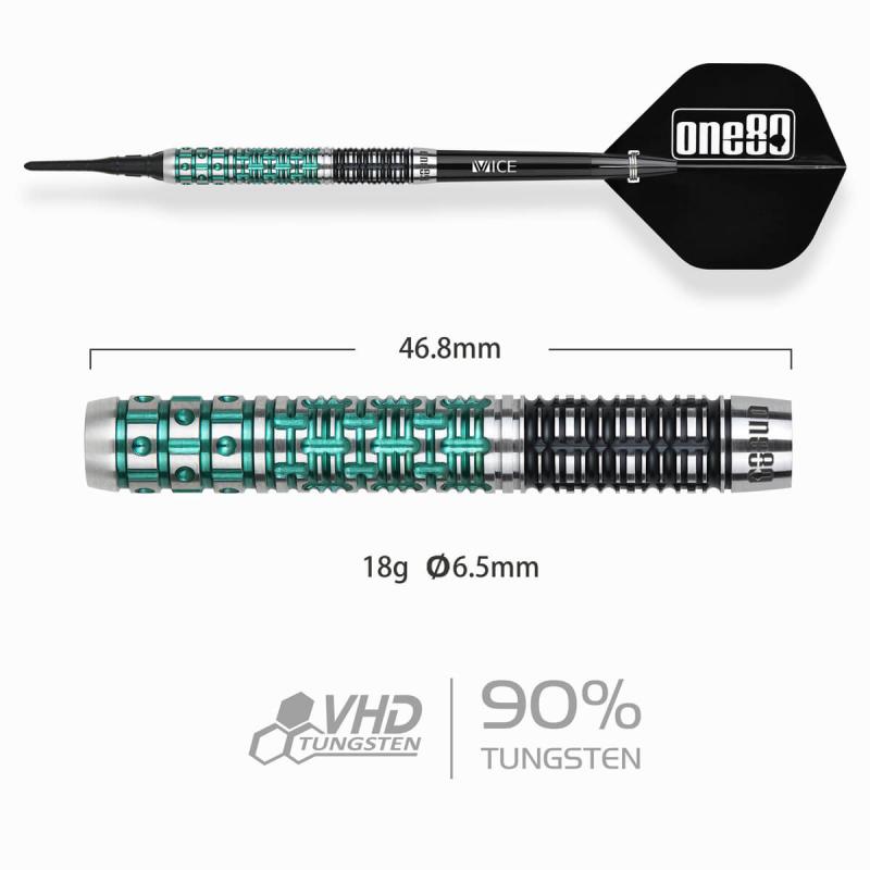 One80 Ludo Le Mat Signature Softdart 18g One80 Ludo Le Mat Signature Softdart 18g