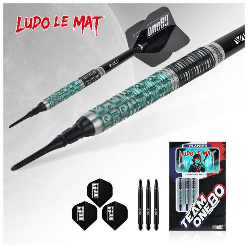 One80 Ludo Le Mat Signature Softdart 18g One80 Ludo Le Mat Signature Softdart 18g