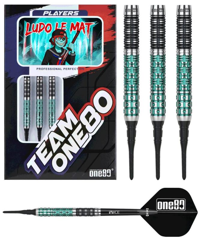 One80 Ludo Le Mat Signature Softdart 18g One80 Ludo Le Mat Signature Softdart 18g