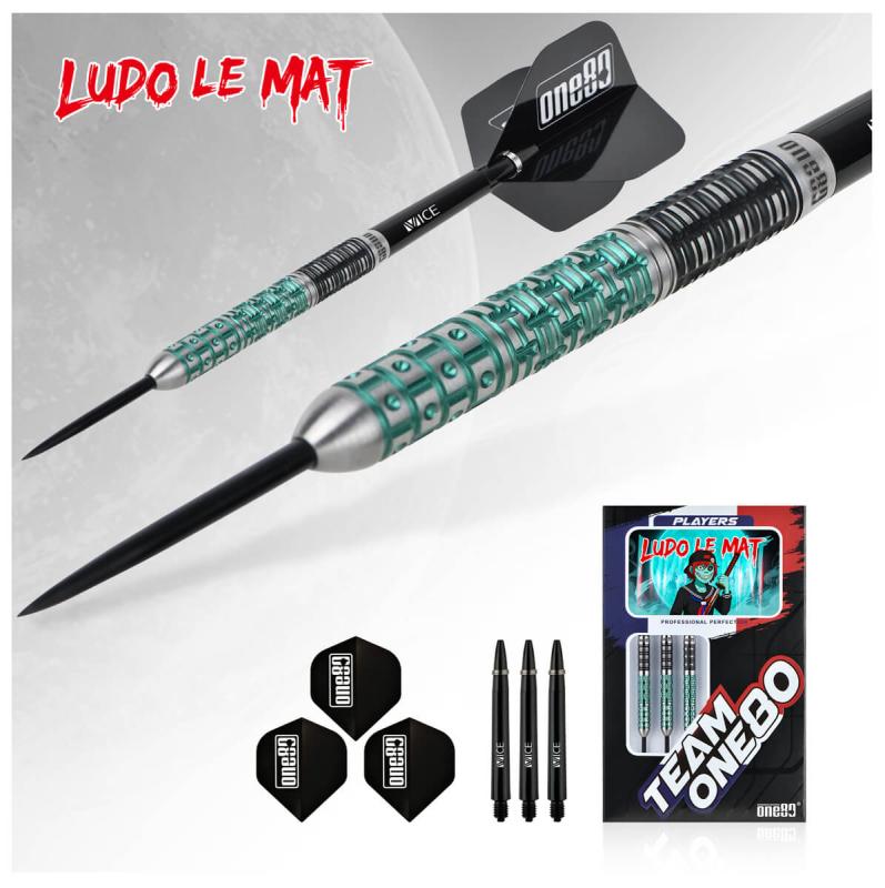 One80 Ludo Le Mat Signature Steeldart 22-24g One80 Ludo Le Mat Signature Steeldart 22-24g
