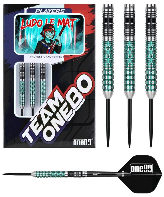 One80 Ludo Le Mat Signature Steeldart 22-24g One80 Ludo Le Mat Signature Steeldart 22-24g