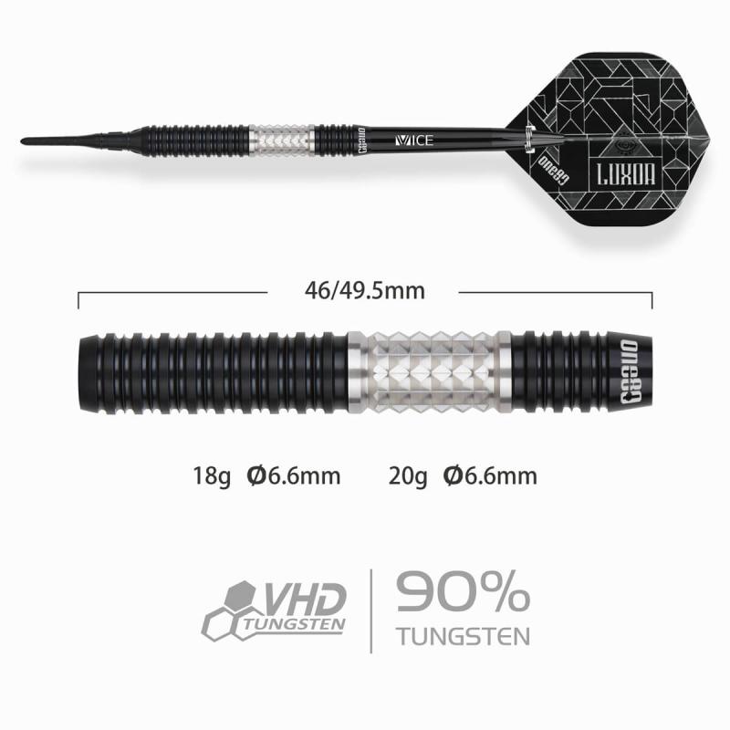 One80 Luxor 2 Iota Softdart 18-20g One80 Luxor 2 Iota Softdart 18-20g