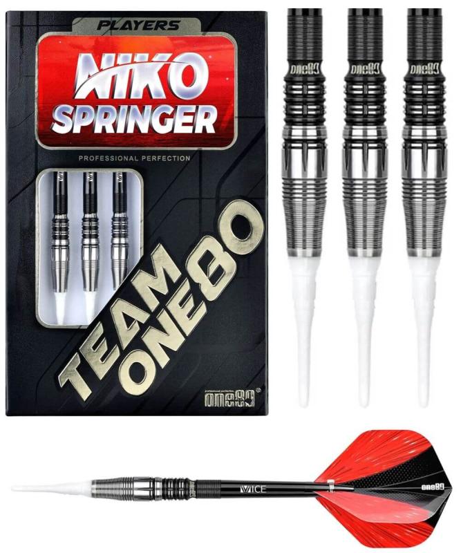 One80 Niko Springer Signature Dart Softdart 18g