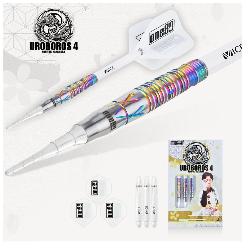 One80 Noriyuki Nakamura V4 Rainbow Signature Softdart 19g