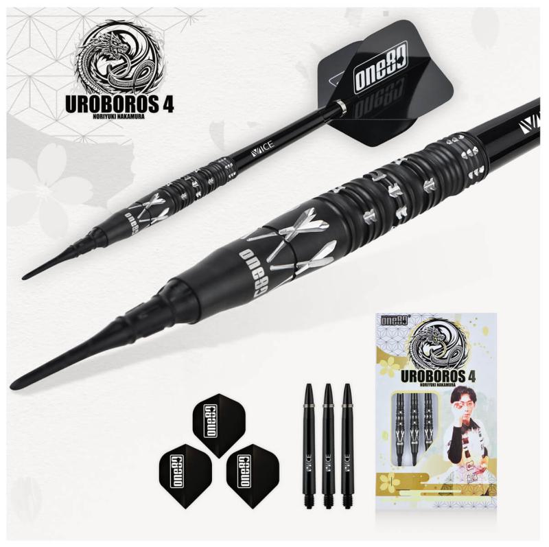 One80 Noriyuki Nakamura V4 Schwarz Signature Softdart 21g