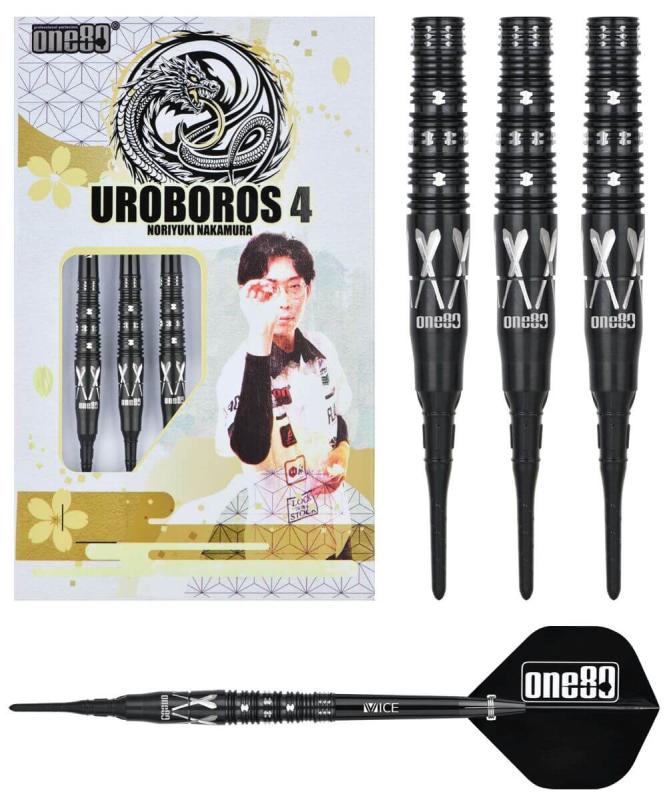 One80 Noriyuki Nakamura V4 Schwarz Signature Softdart 21g