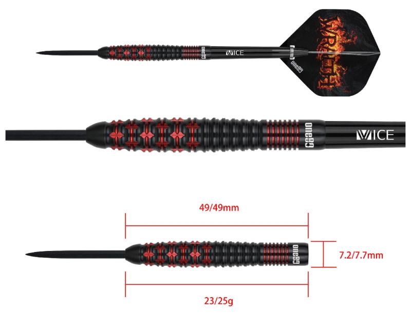 One80 Wraith W3 Steeldart 23-25g One80 Wraith W3 Steeldart 23-25g