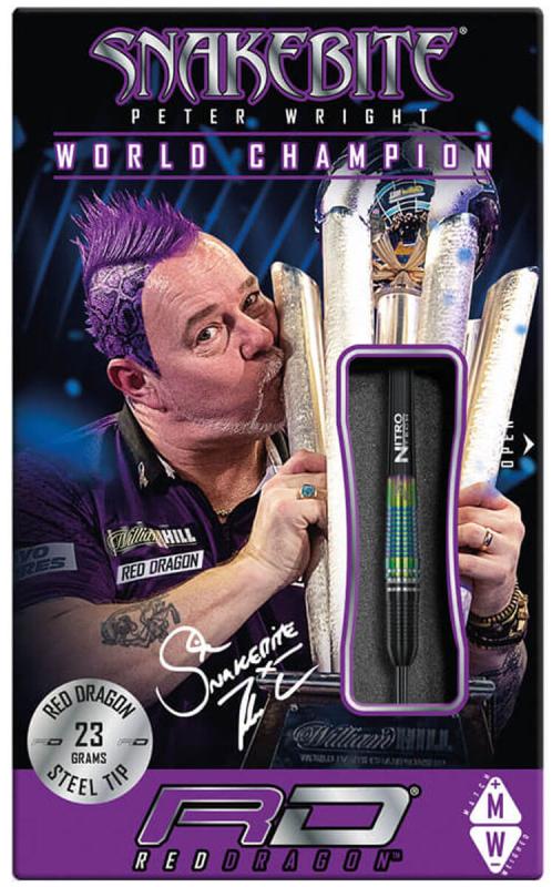 Peter Wright Snakebite WC Torpedo SE Steeldart 23-25g Peter Wright Snakebite WC Torpedo SE Steeldart 23-25g
