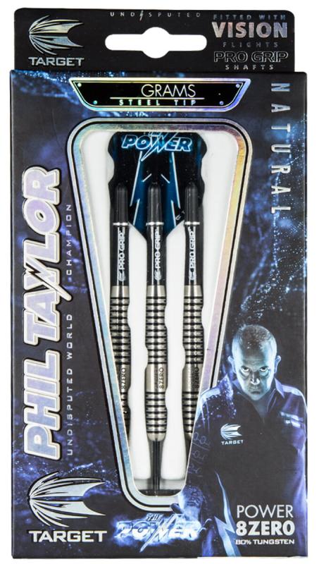 Target Phil Taylor 8zero Steeldart 21-26g Target Phil Taylor 8zero Steeldart 21-26g