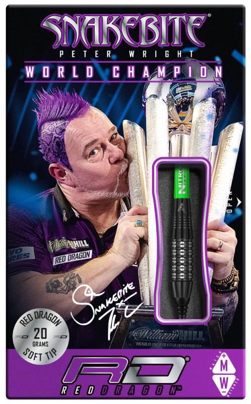 RedDragon Snakebite Black Strike Softdart 20-22g RedDragon Snakebite Black Strike Softdart 20-22g