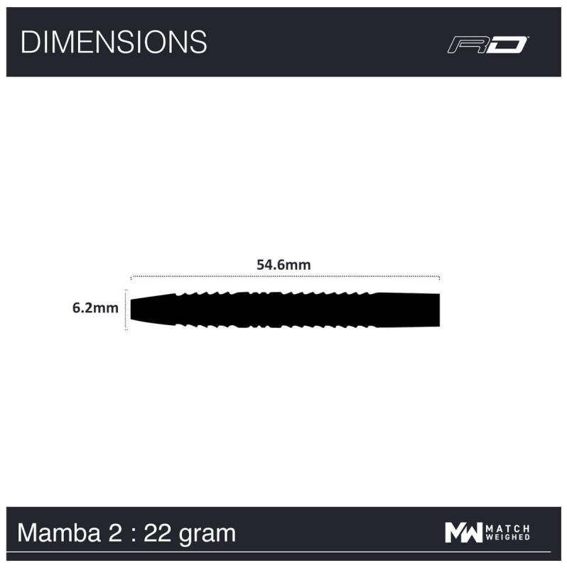 RedDragon Snakebite Mamba 2 Steeldart 22-24g RedDragon Snakebite Mamba 2 Steeldart 22-24g
