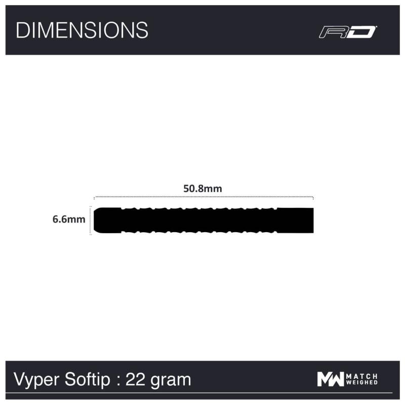 RedDragon Peter Wrigt Vyper Softdart 20-22g RedDragon Peter Wrigt Vyper Softdart 20-22g