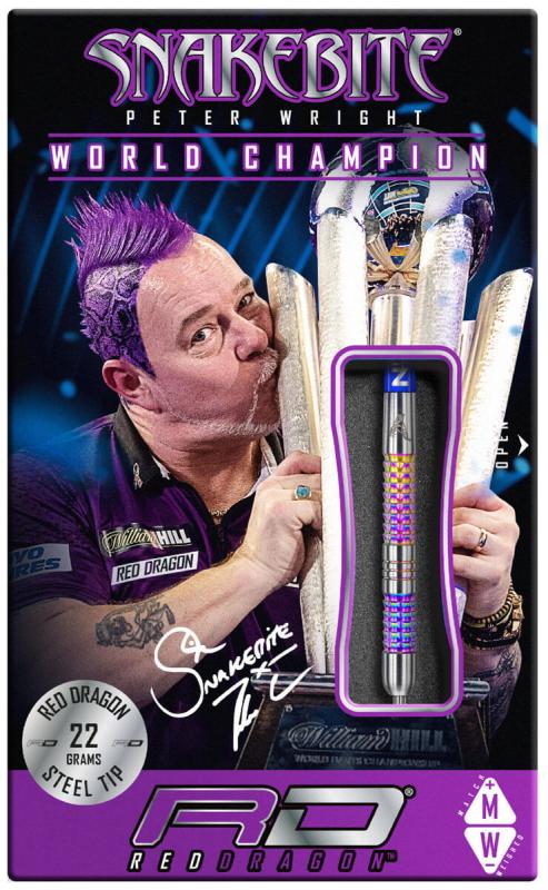 RedDragon Peter Wright Rainbow Mamba Steeldart 22-24g RedDragon Peter Wright Rainbow Mamba Steeldart 22-24g