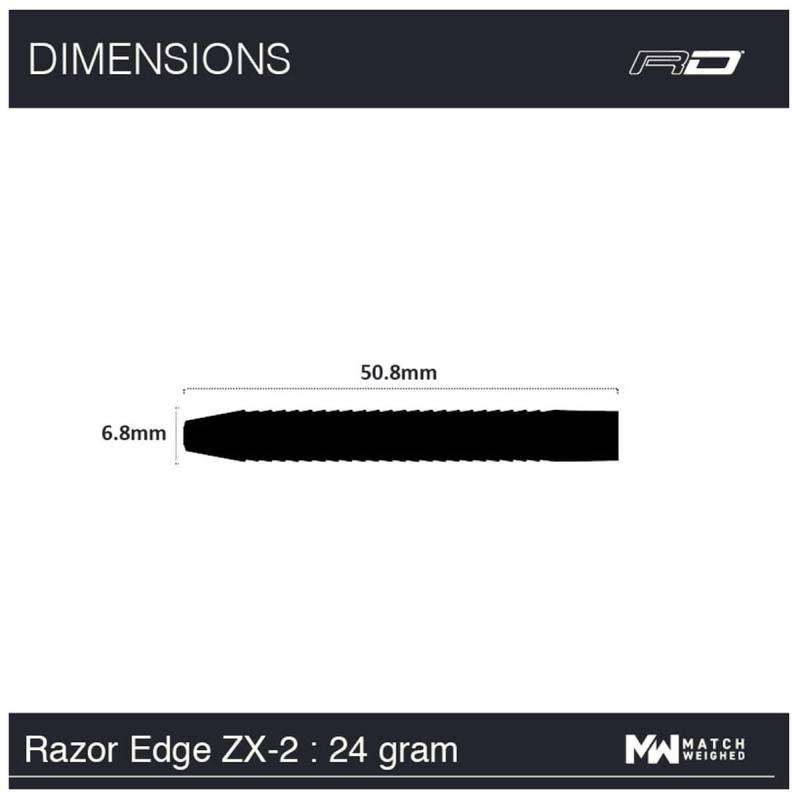 RedDragon Razor Edge ZX-2 Steeldart 22-24-26g