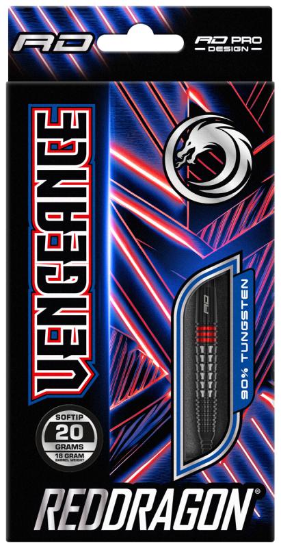 RedDragon Vengeance 90% Tungsten Softdart 20g RedDragon Vengeance 90% Tungsten Softdart 20g